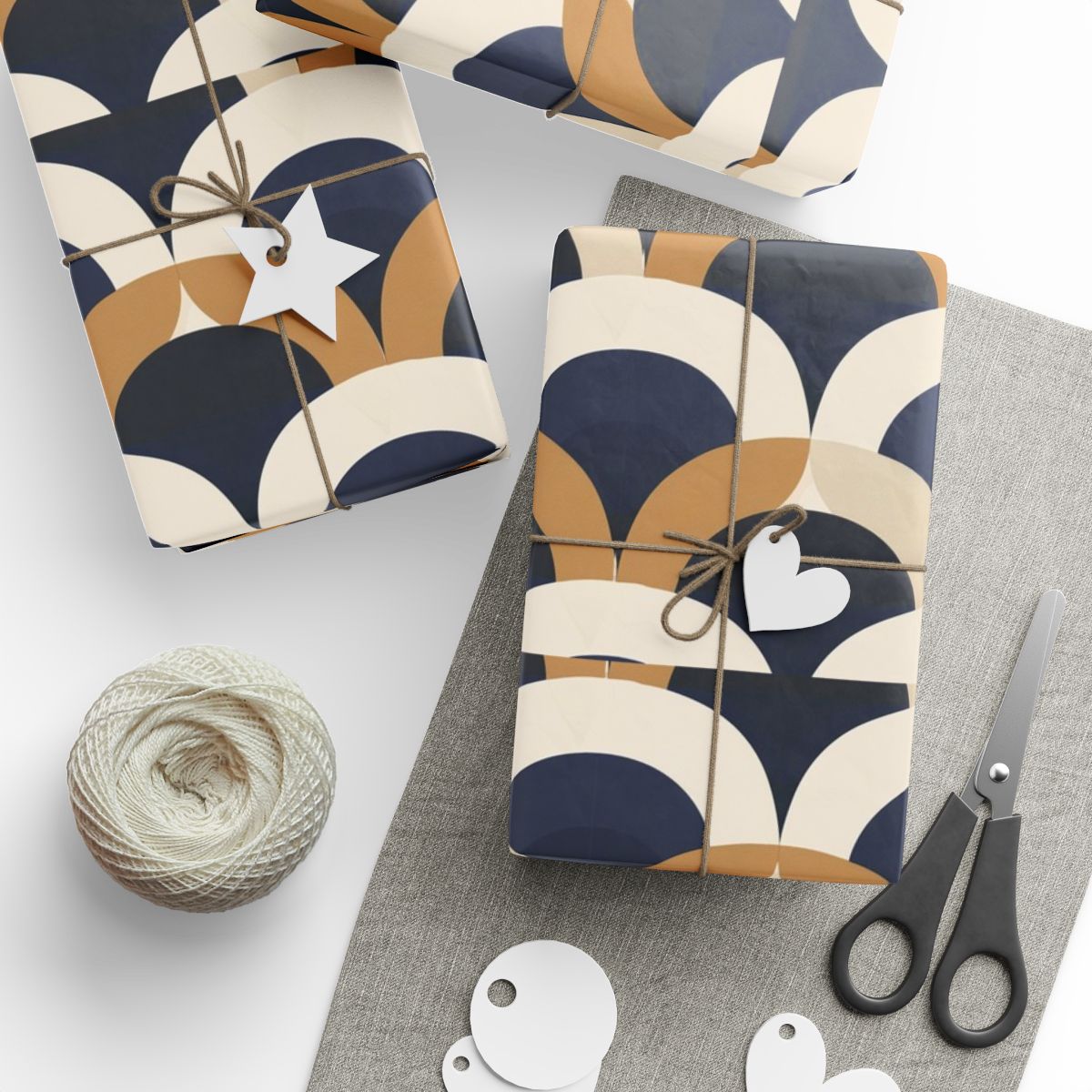 All-Season Geometric Wrapping Paper — Geometric Pattern