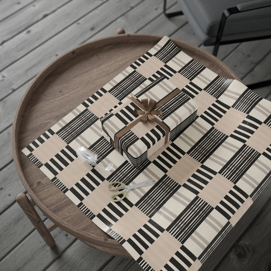 All-Season Geometric Wrapping Paper — Geometric Pattern