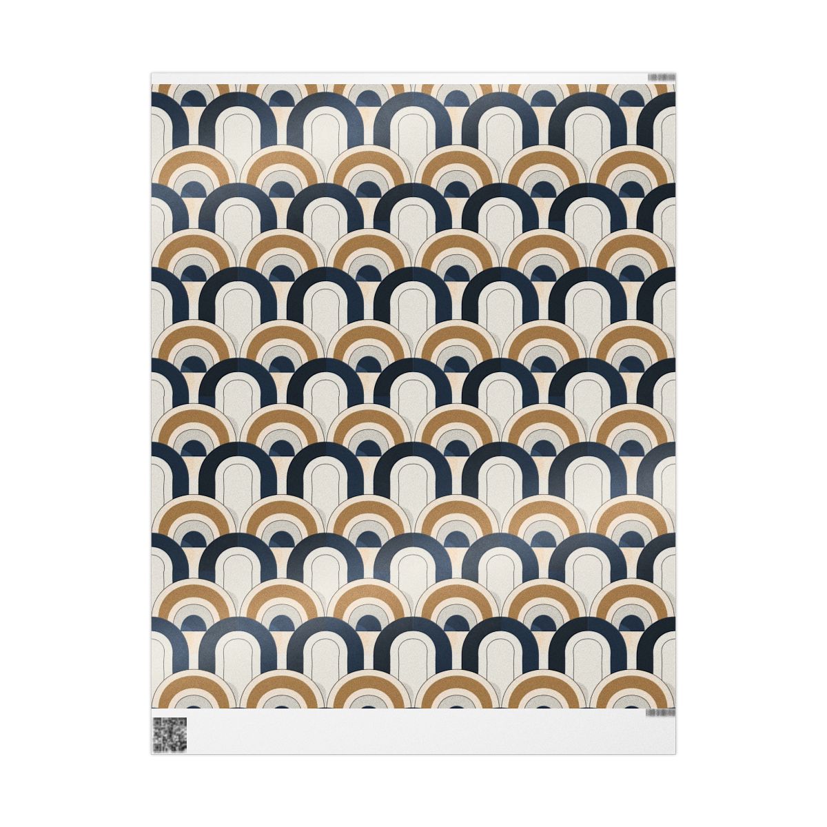 All-Season Geometric Wrapping Paper — Geometric Pattern