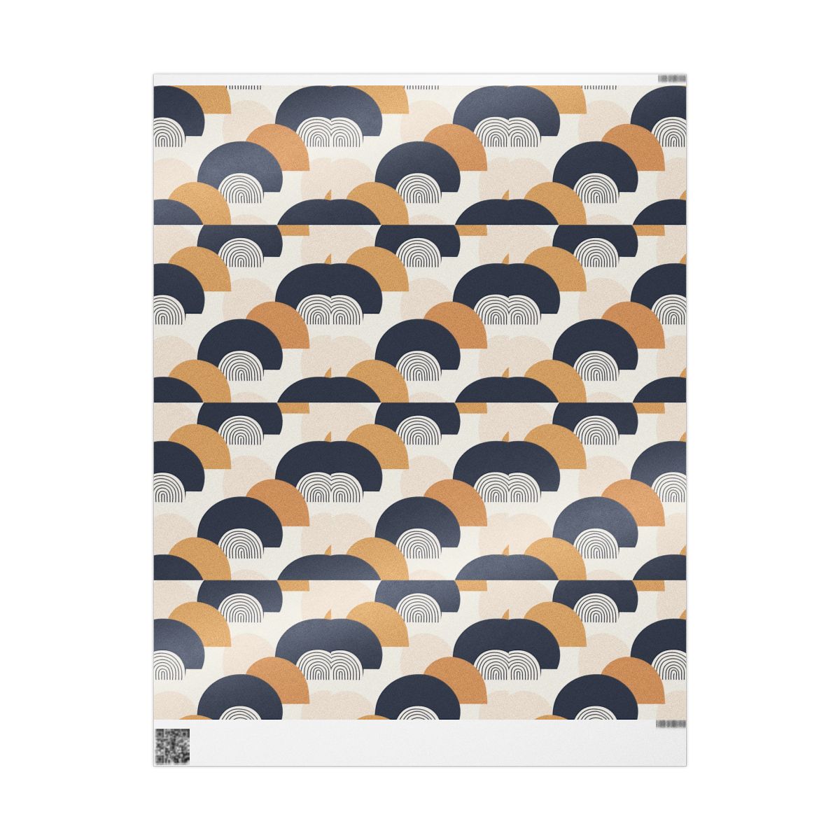 All-Season Geometric Wrapping Paper — Geometric Pattern