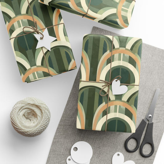 All-Season Geometric Wrapping Paper — Geometric Pattern