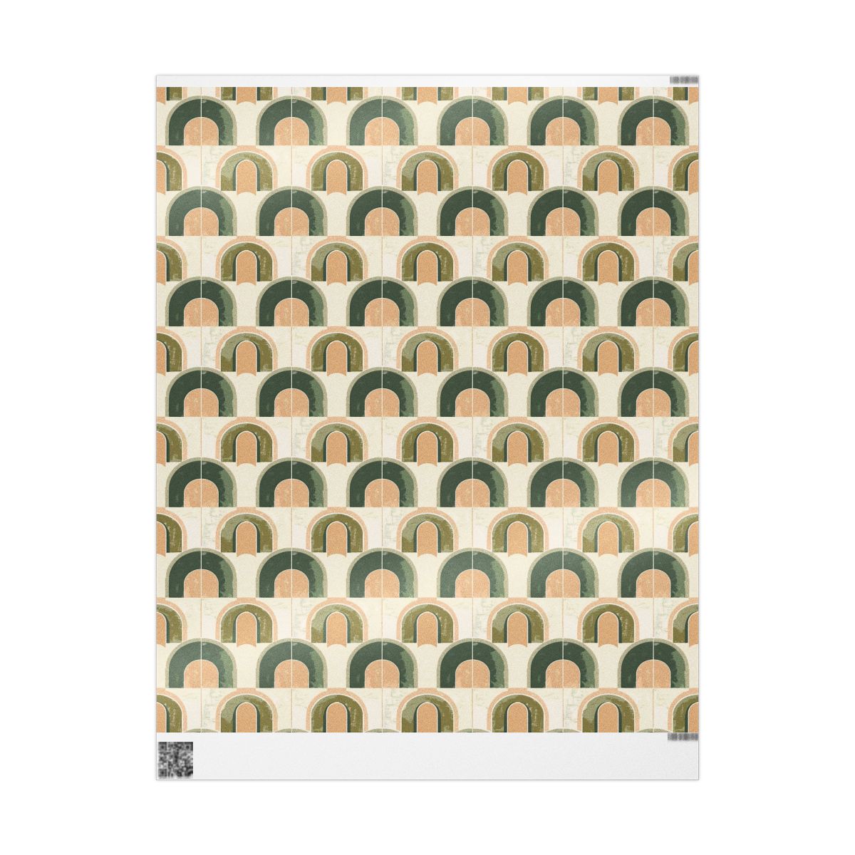 All-Season Geometric Wrapping Paper — Geometric Pattern