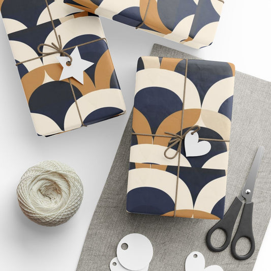 All-Season Geometric Wrapping Paper — Geometric Pattern