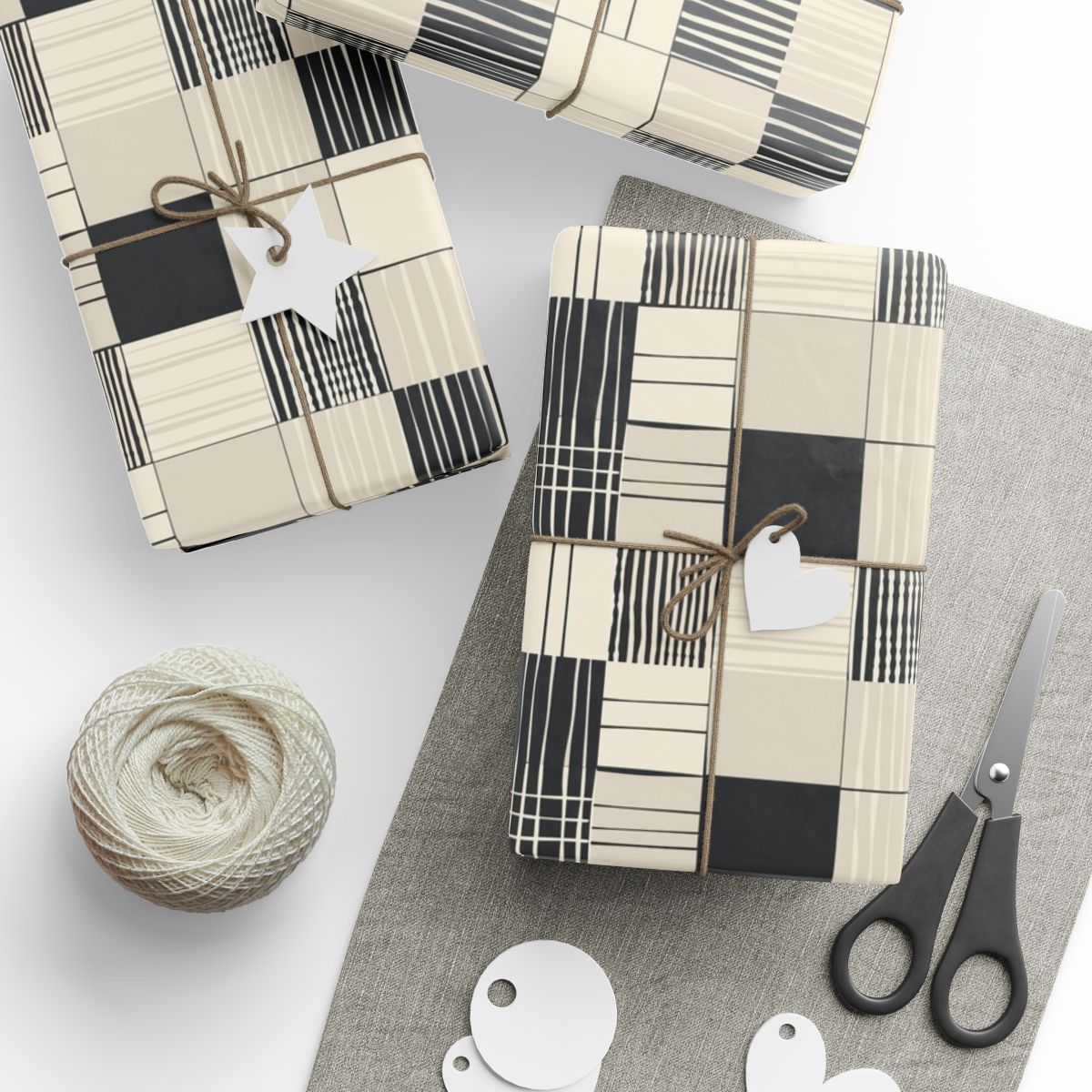 All-Season Geometric Wrapping Paper — Geometric Pattern