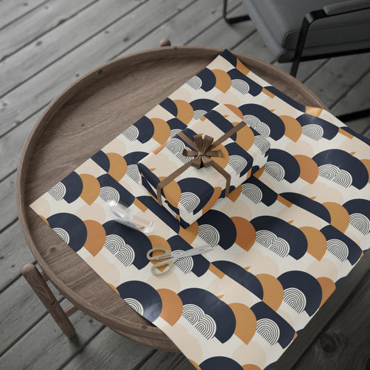 All-Season Geometric Wrapping Paper — Geometric Pattern