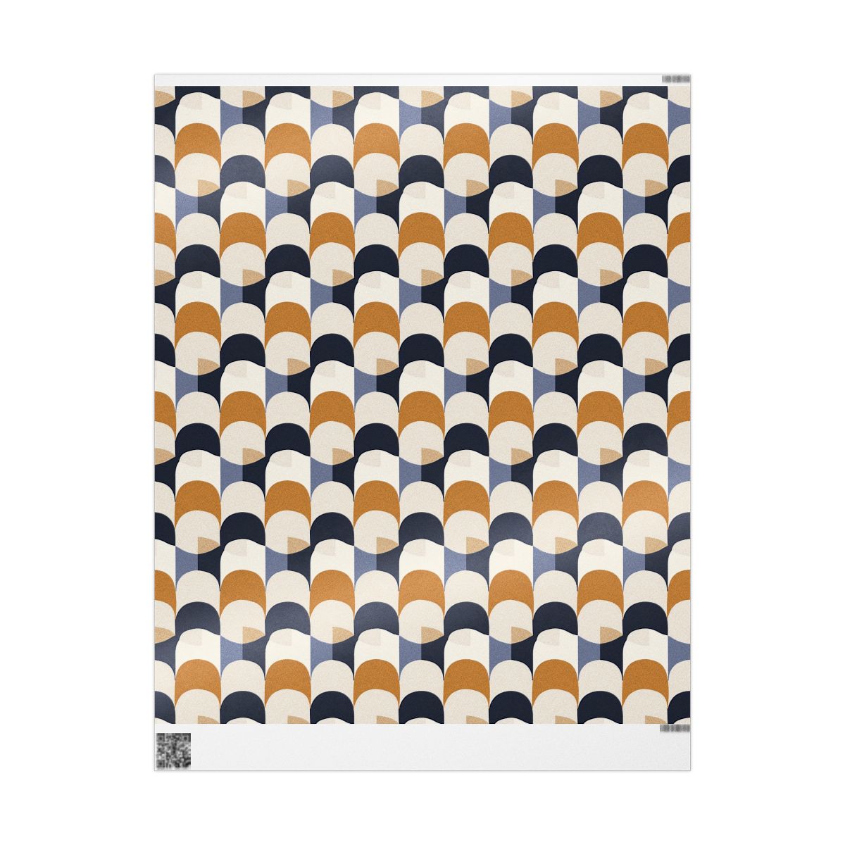 All-Season Geometric Wrapping Paper — Geometric Pattern
