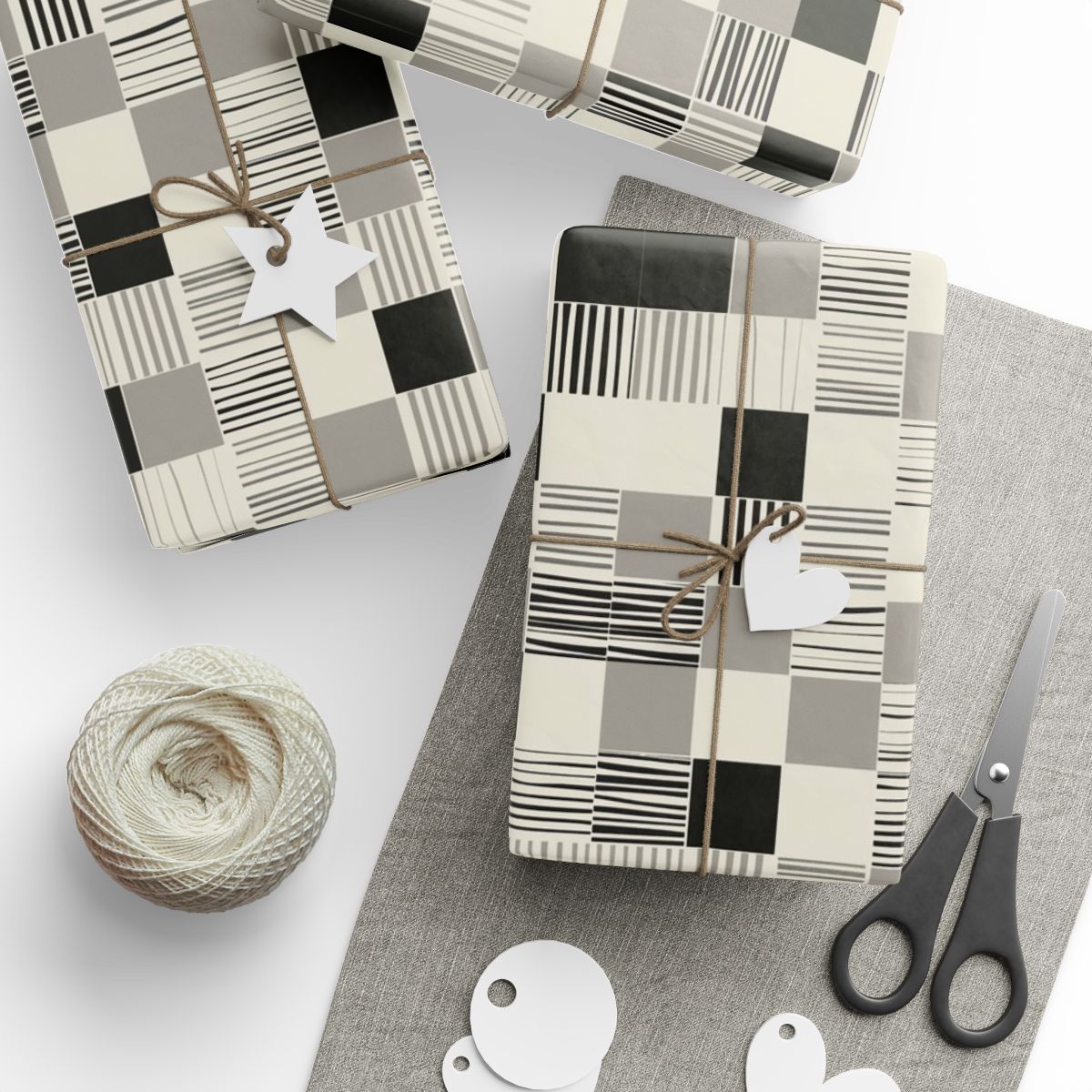 All-Season Geometric Wrapping Paper — Geometric Pattern