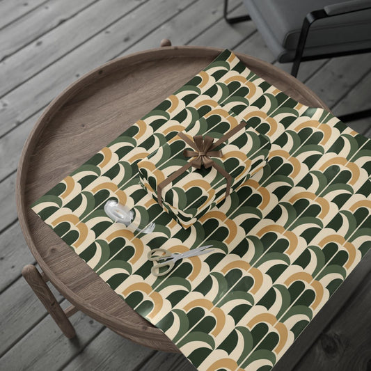 All-Season Geometric Wrapping Paper — Geometric Pattern