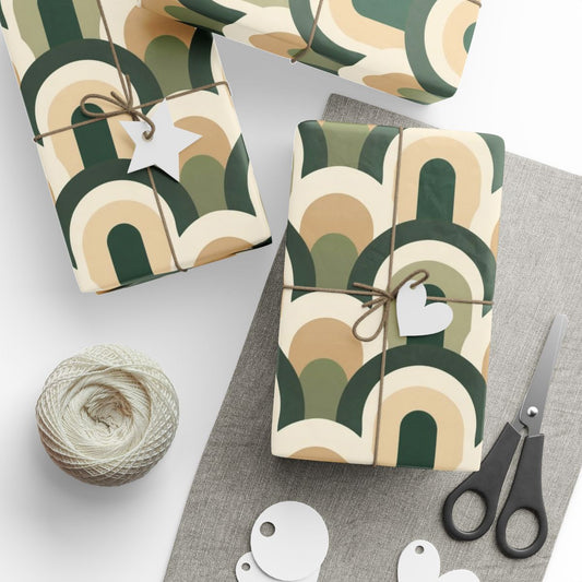 All-Season Geometric Wrapping Paper — Geometric Pattern