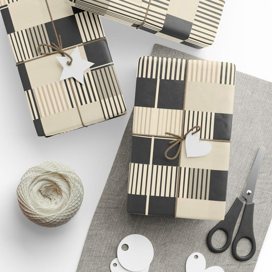 All-Season Geometric Wrapping Paper — Geometric Pattern