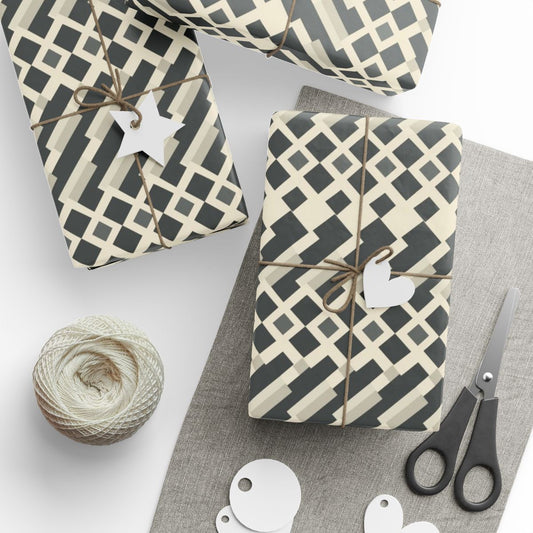All-Season Geometric Wrapping Paper — Geometric Pattern