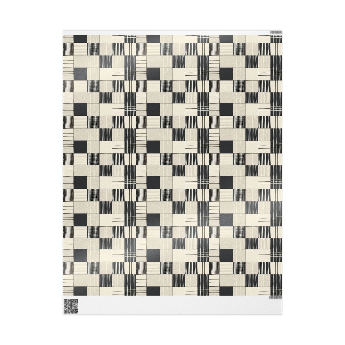 All-Season Geometric Wrapping Paper — Geometric Pattern