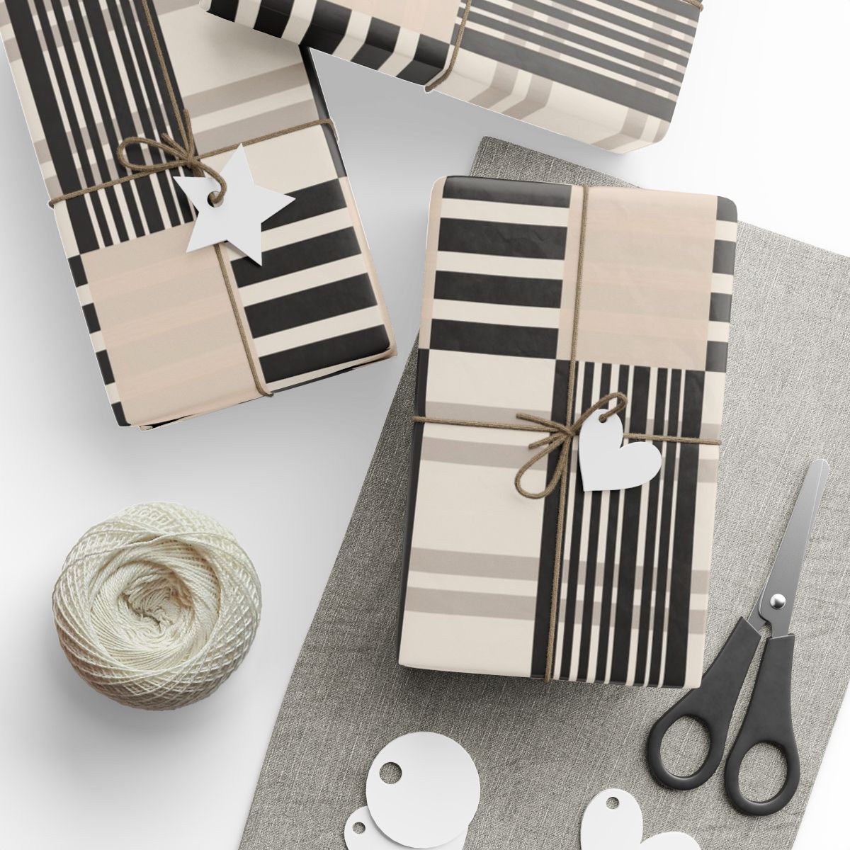 All-Season Geometric Wrapping Paper — Geometric Pattern