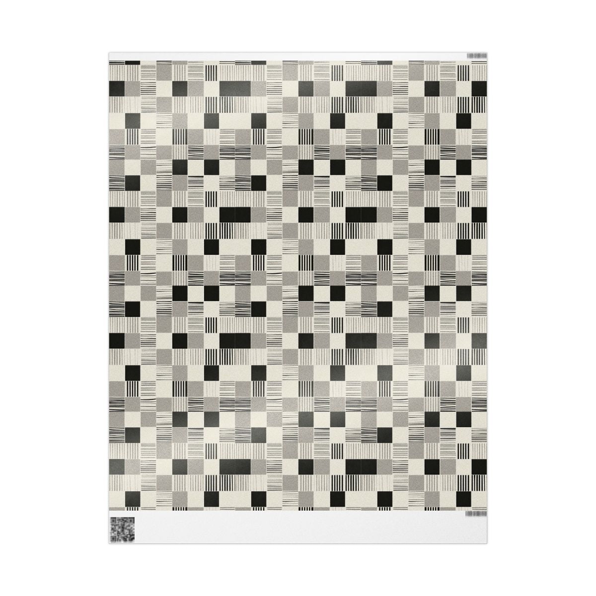 All-Season Geometric Wrapping Paper — Geometric Pattern