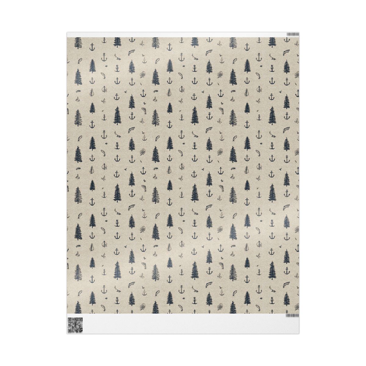All-Season Rustic Wrapping Paper — Rustic Pattern