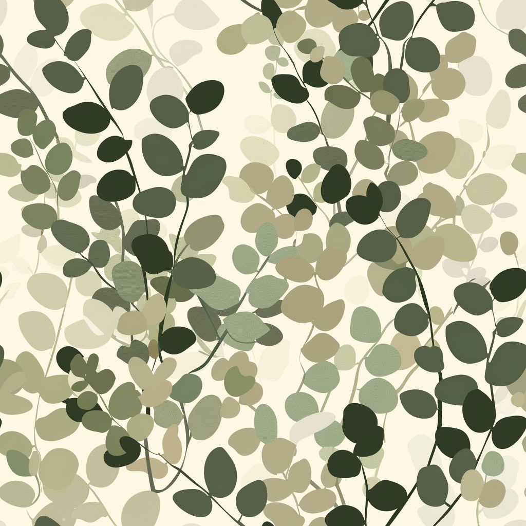 Botanical seamless wrapping paper pattern