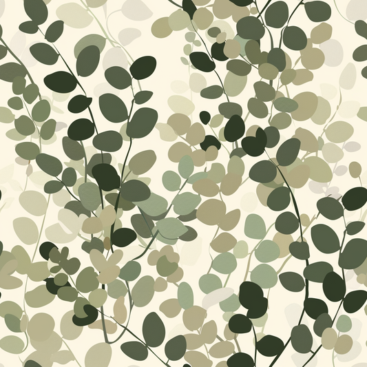 Botanical seamless wrapping paper pattern