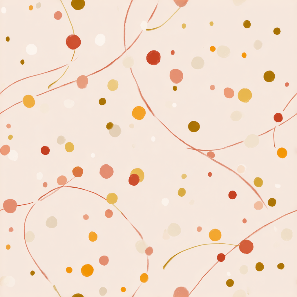 Confetti seamless wrapping paper pattern