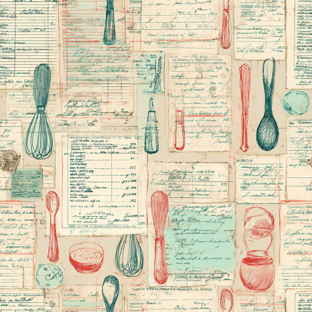 Diner seamless wrapping paper pattern
