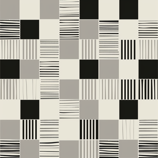 Geometric seamless wrapping paper pattern