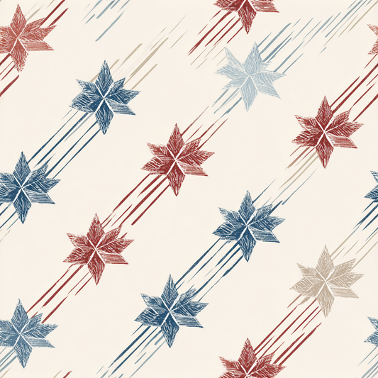 Stars seamless wrapping paper pattern