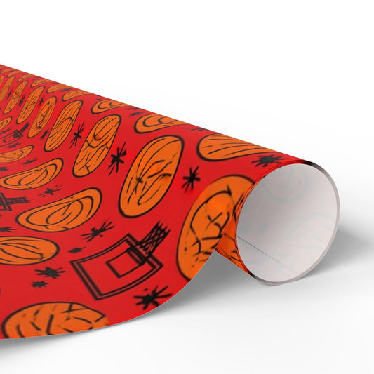 Basketball Court Wrapping Paper
