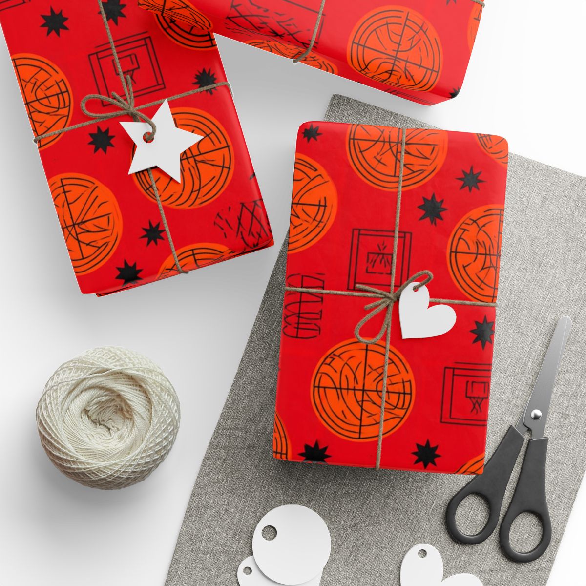 Basketball & Hoops Wrapping Paper