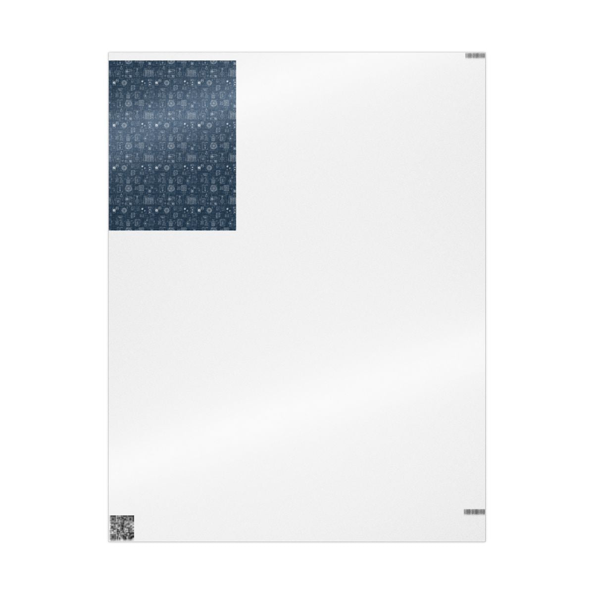 Blueprint Infrastructure Pattern Wrapping Paper — Index No. 001