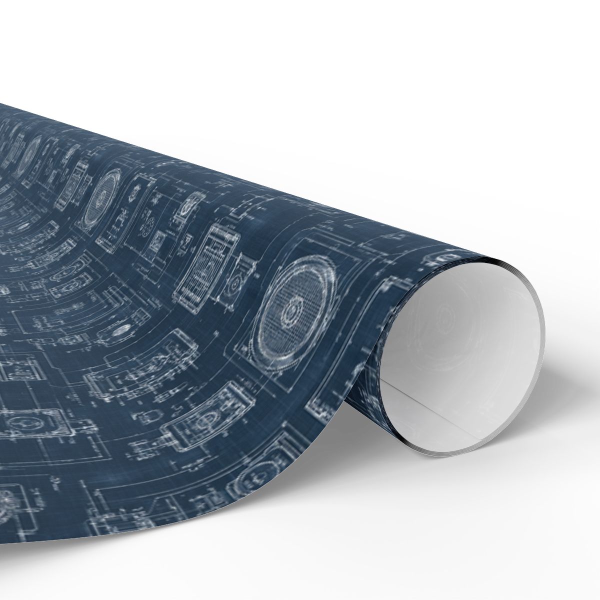 Blueprint Infrastructure Pattern Wrapping Paper — Index No. 001