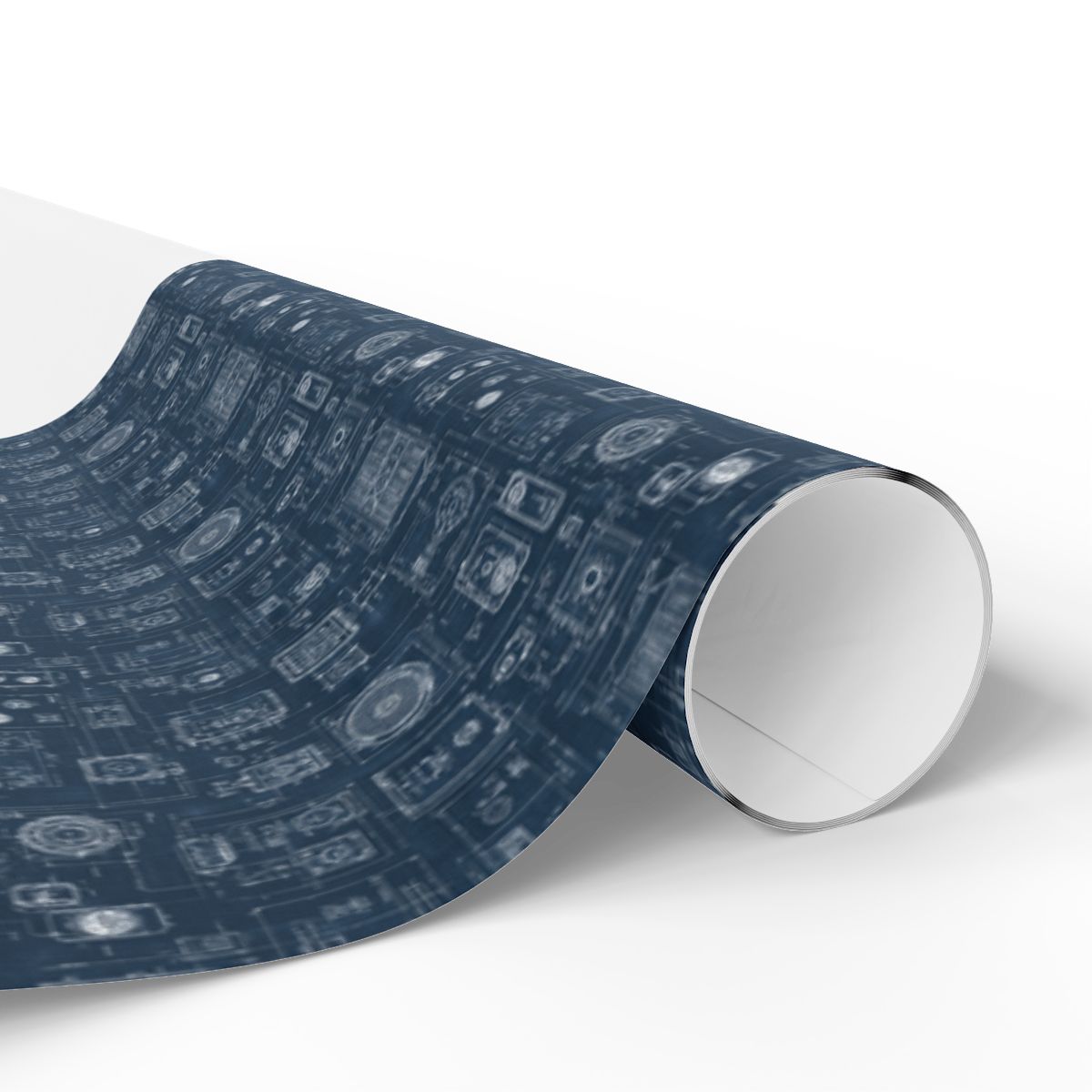 Blueprint Infrastructure Pattern Wrapping Paper — Index No. 005