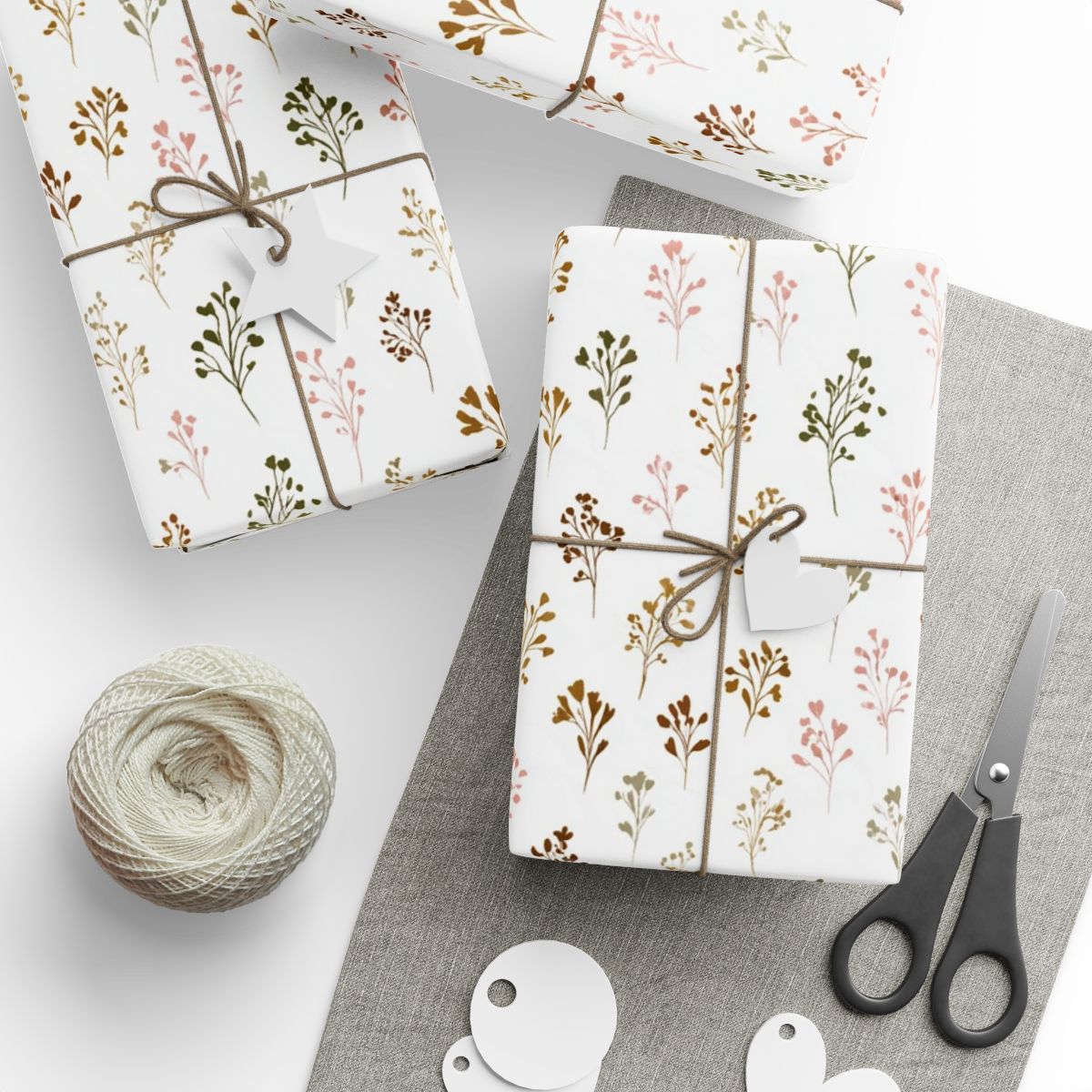 Botanical Illustration Wrapping Paper — Study No. 012