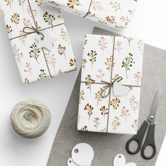 Botanical Illustration Wrapping Paper — Study No. 012