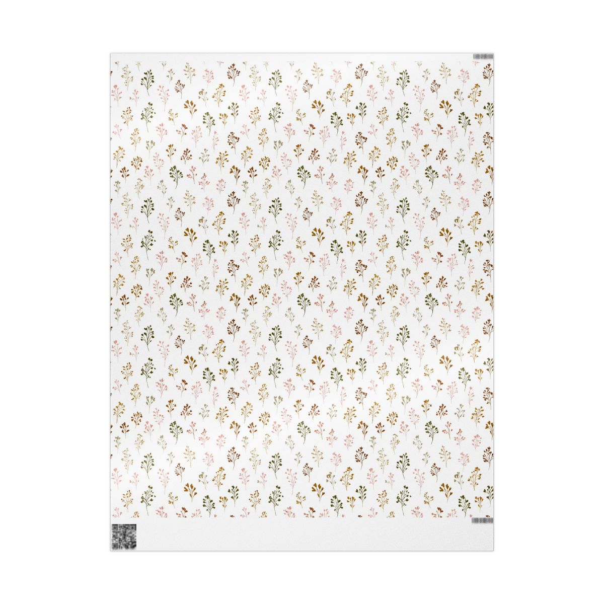 Botanical Illustration Wrapping Paper — Study No. 012