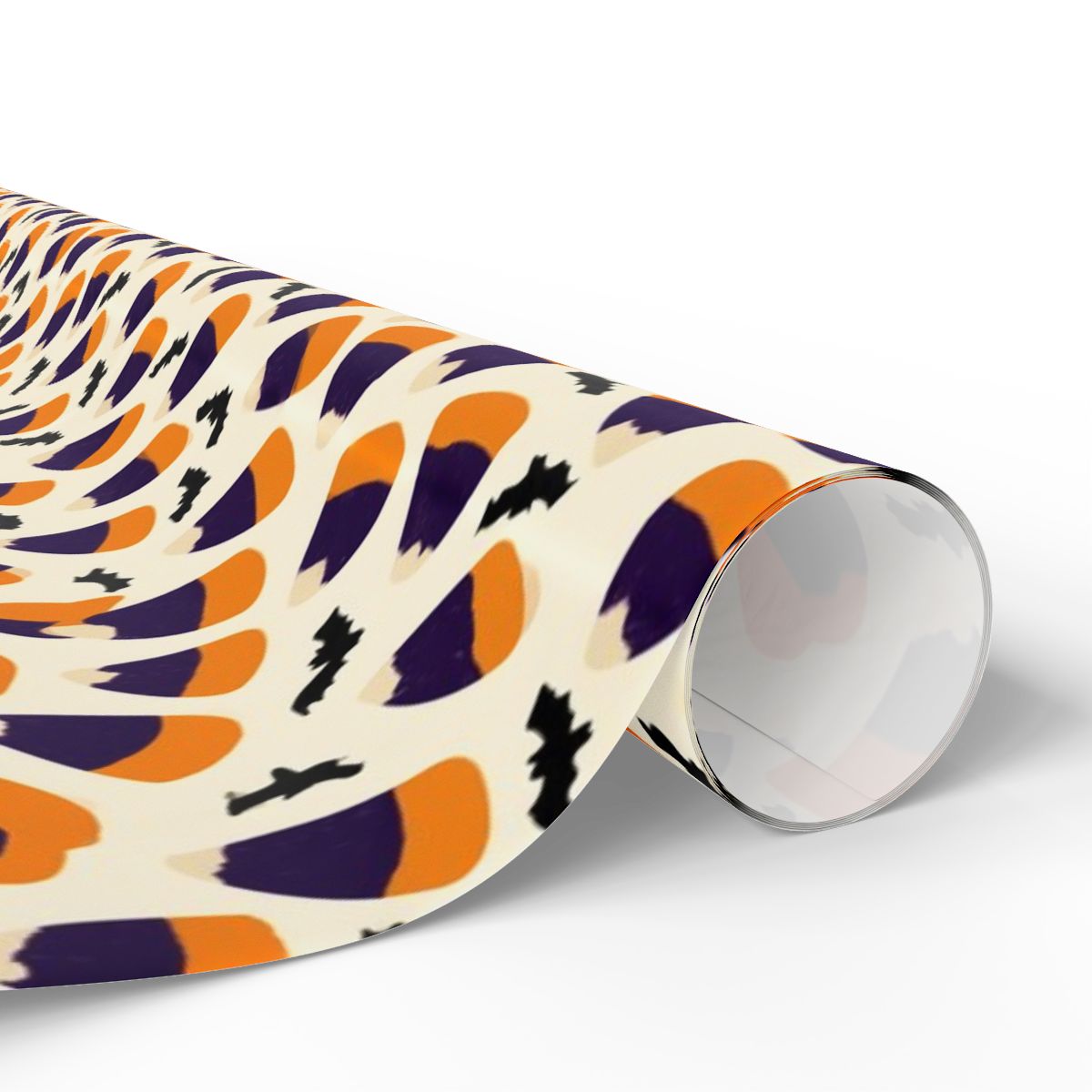 Candy Corn & Bats Wrapping Paper