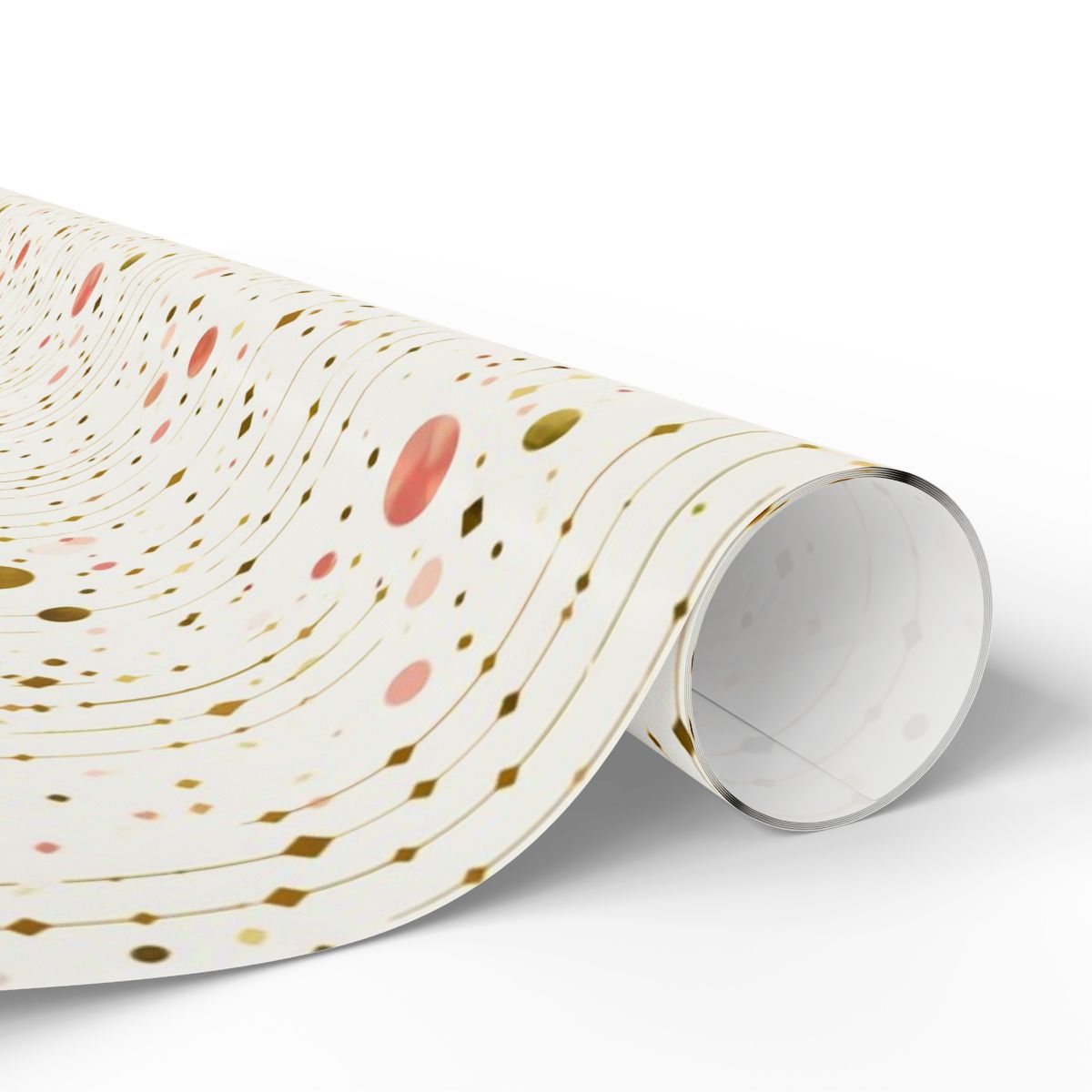 Celebration Grid Wrapping Paper | Geometric Diamond & Burst Pattern | All-Occasion Gift Wrap