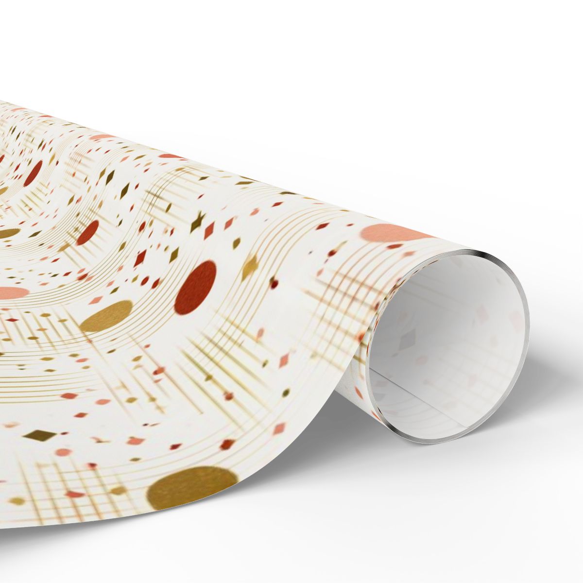 Celebration Grid Wrapping Paper | Geometric Diamond & Burst Pattern | All-Occasion Gift Wrap