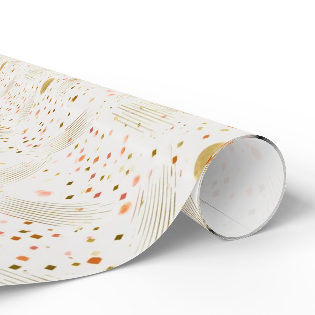 Celebration Grid Wrapping Paper | Geometric Diamond & Burst Pattern | All-Occasion Gift Wrap