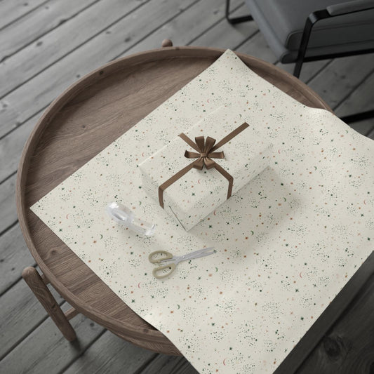 Constellation Map Wrapping Paper | Star Map & Celestial Pattern | All-Season Gift Wrap