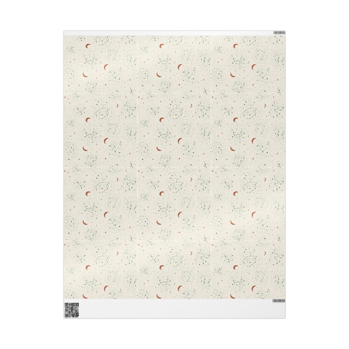 Constellation Map Wrapping Paper | Star Map & Celestial Pattern | All-Season Gift Wrap
