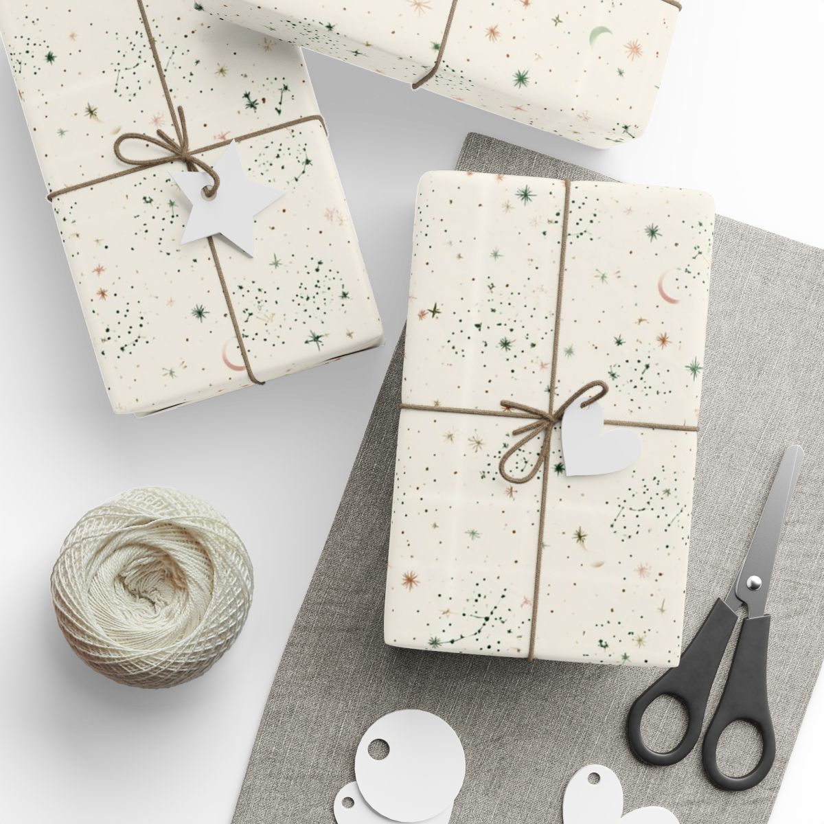 Constellation Map Wrapping Paper | Star Map & Celestial Pattern | All-Season Gift Wrap