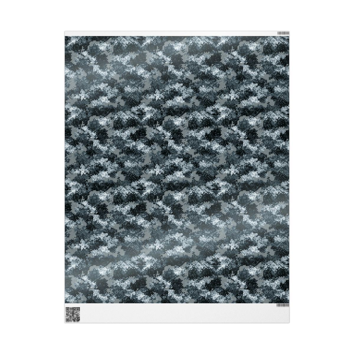 Digital Pixel Camo Wrapping Paper