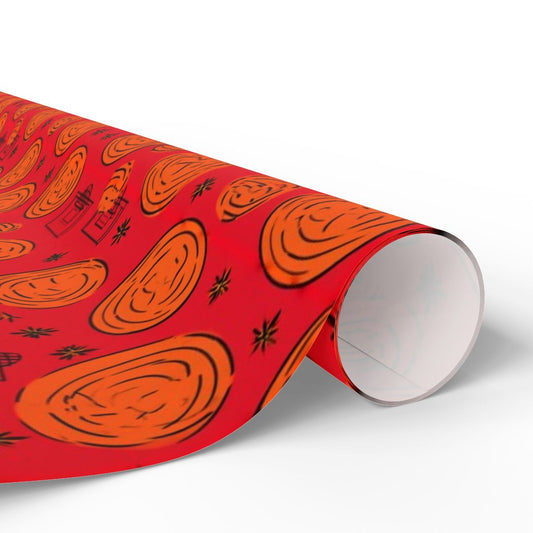 Doodle Basketball Wrapping Paper