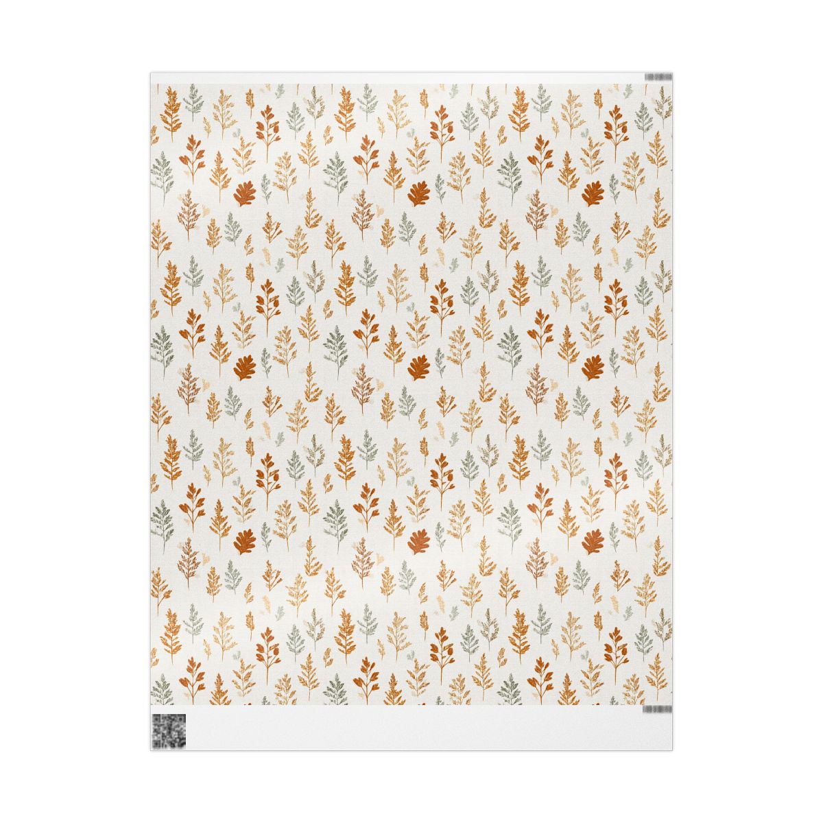 Fall Botanical Wrapping Paper — Autumn Study No. 003
