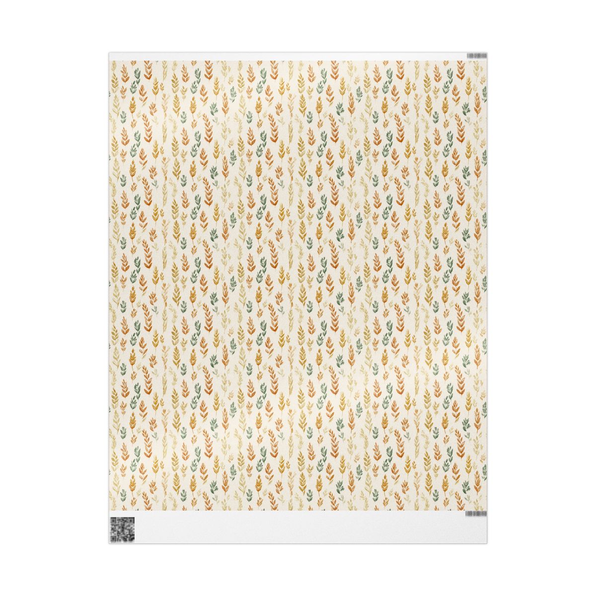 Fall Botanical Wrapping Paper — Autumn Study No. 006