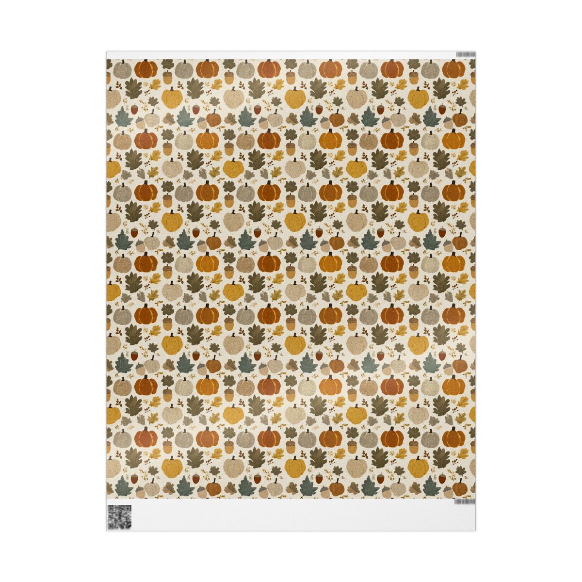 Fall Botanical Wrapping Paper — Botanical Pattern