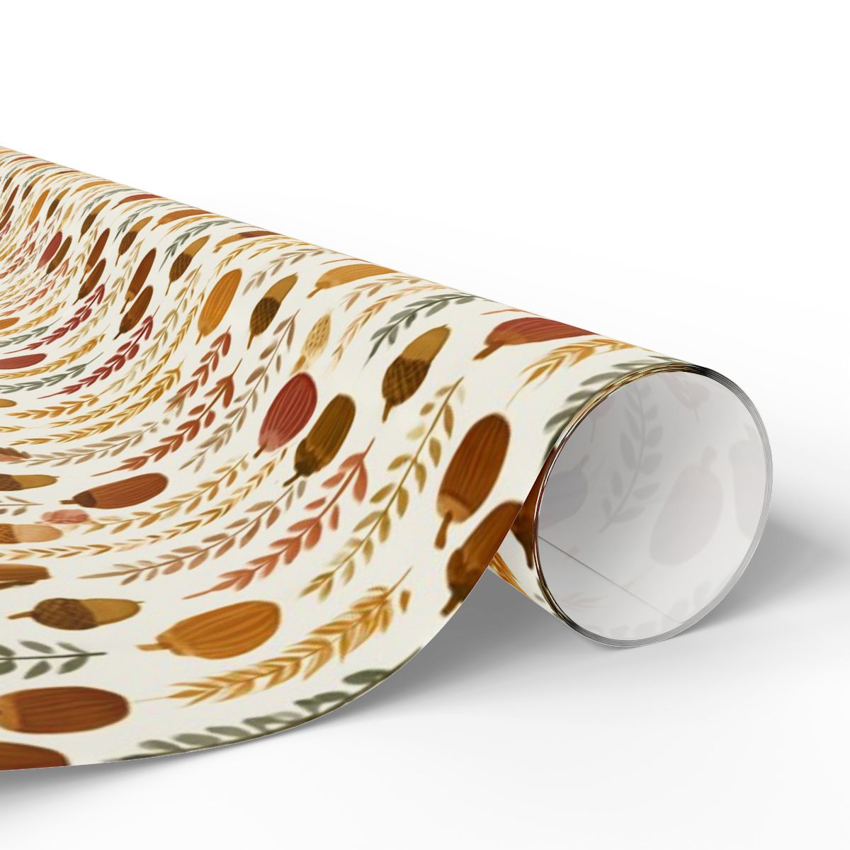 Fall Harvest Wrapping Paper — Autumn Botanical Pattern (Design 13)