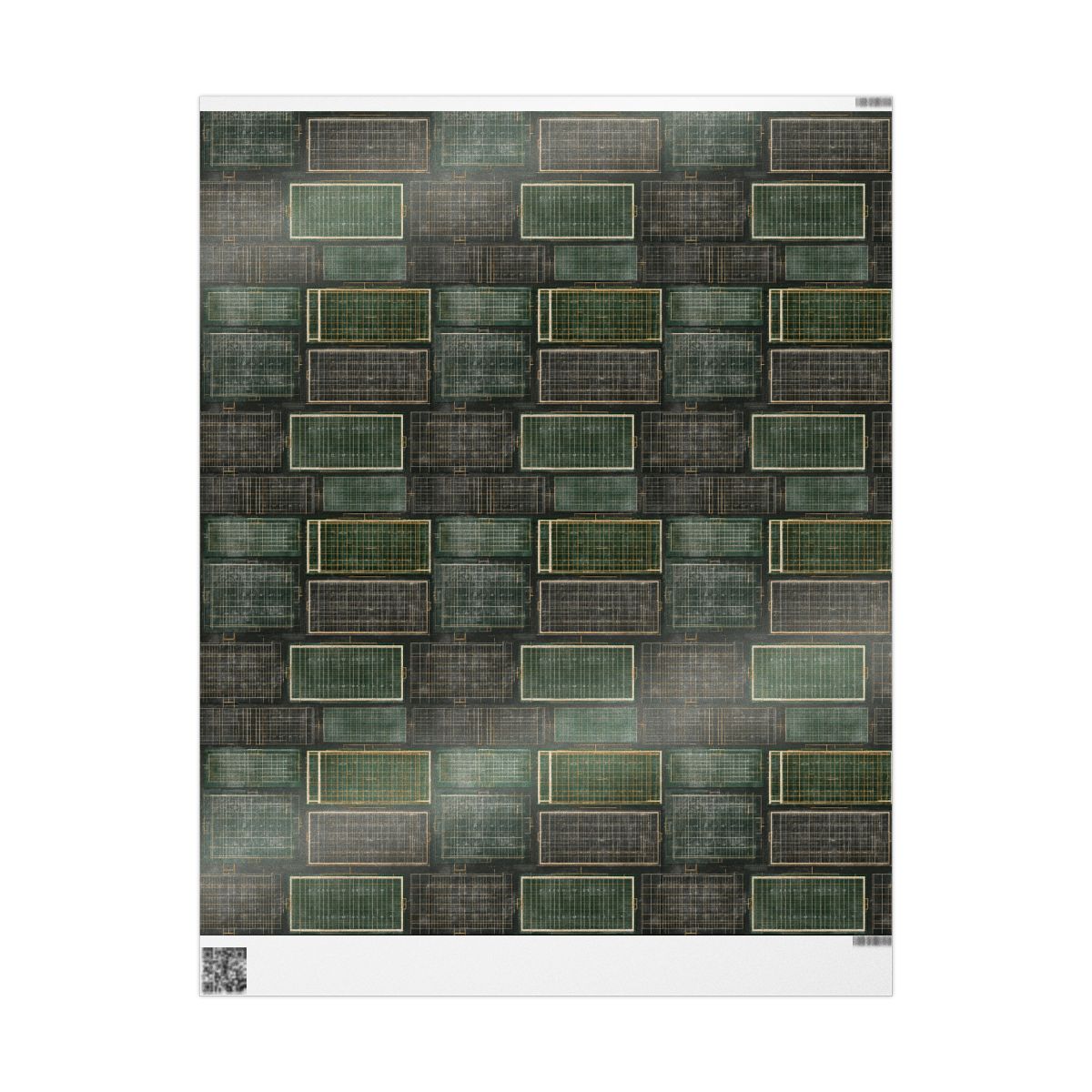 Fall Sports Wrapping Paper — Football & Game Day Pattern (Design 2)
