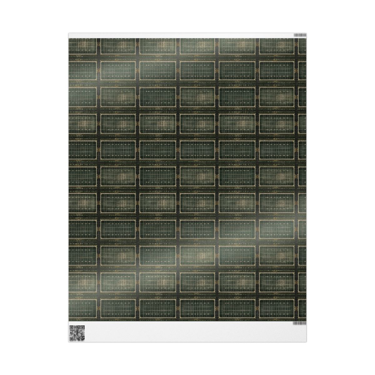 Fall Sports Wrapping Paper — Football & Game Day Pattern (Design 3)