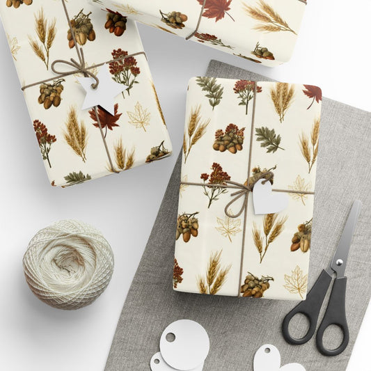 Field Guide Harvest Wrapping Paper