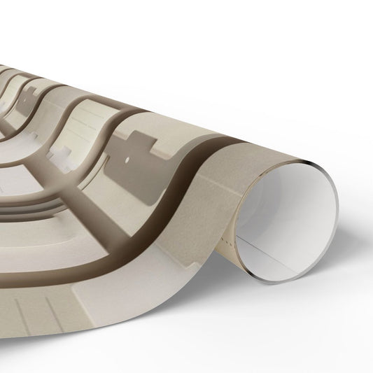 Filing System Pattern Wrapping Paper — Index No. 001